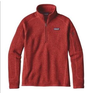 Patagonia Better Sweater® 1/4-Zip Fleece LARGE RED
